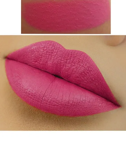 1 PCS Popfeel Lipstick Beauty Makeup Waterproof Maquiagem Matte Velvet lipsticks Long Lasting Lip Gloss for Women Lip Beauty