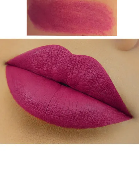 1 PCS Popfeel Lipstick Beauty Makeup Waterproof Maquiagem Matte Velvet lipsticks Long Lasting Lip Gloss for Women Lip Beauty