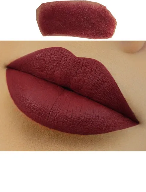 1 PCS Popfeel Lipstick Beauty Makeup Waterproof Maquiagem Matte Velvet lipsticks Long Lasting Lip Gloss for Women Lip Beauty