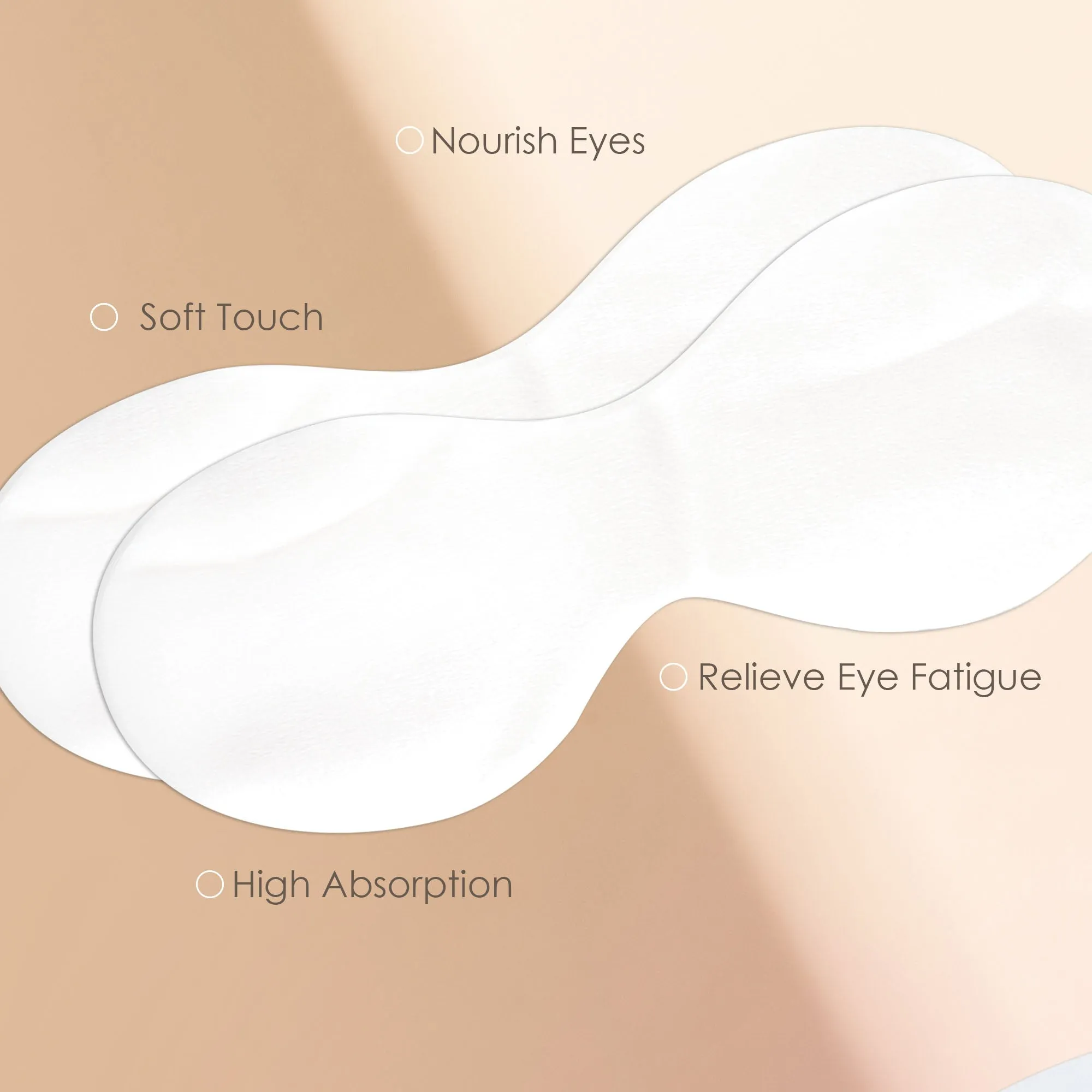 100pcs Disposable Eye Masks | Non-Woven Cotton Pads