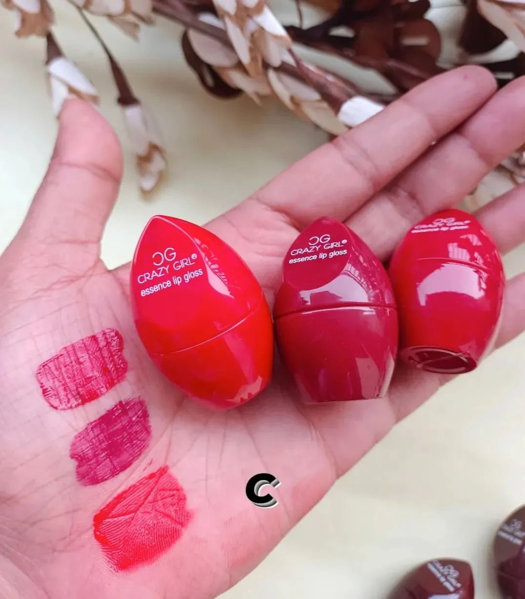 3pcs Cutest Mini Egg Lipgloss Highly Pigmented Lipgloss