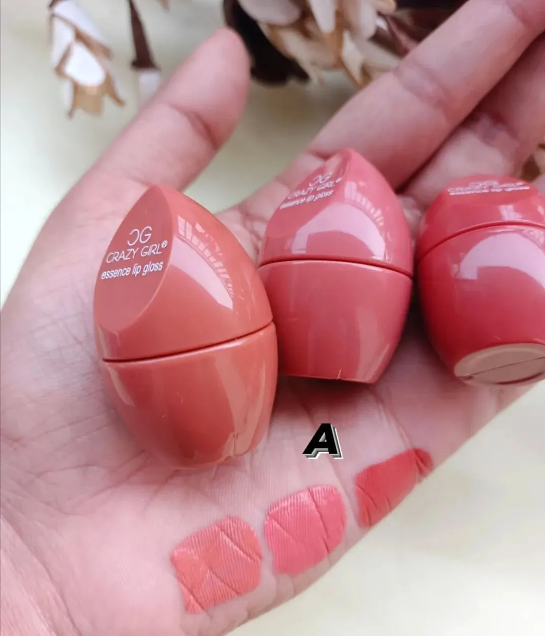 3pcs Cutest Mini Egg Lipgloss Highly Pigmented Lipgloss