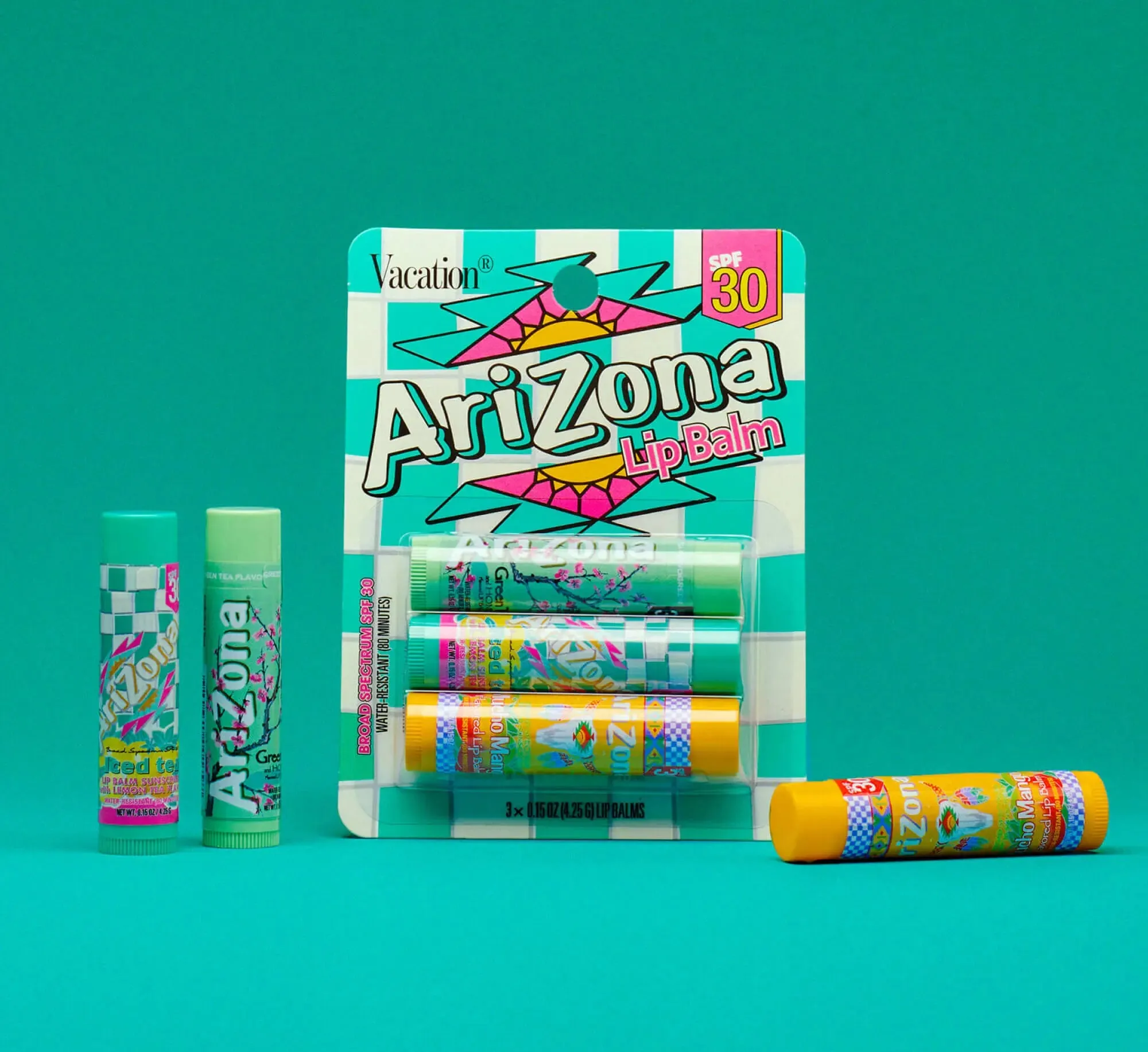 AriZona X Vacation Lip Balms