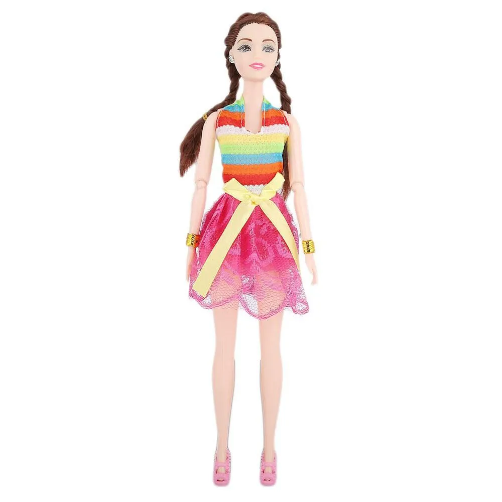 Barbie Doll With Accessories - Pink