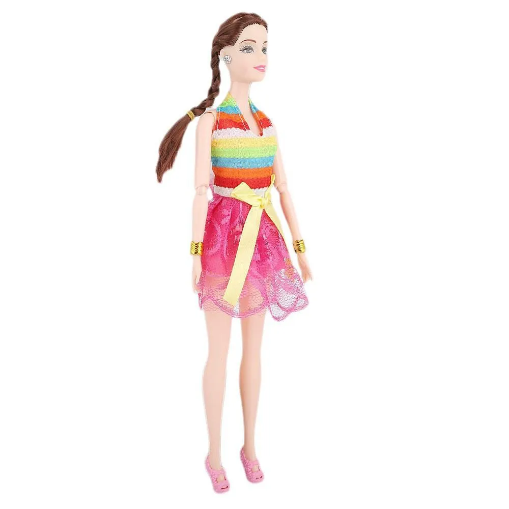 Barbie Doll With Accessories - Pink