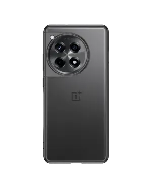 Black Frosted Clear Case Cover For OnePlus 12R