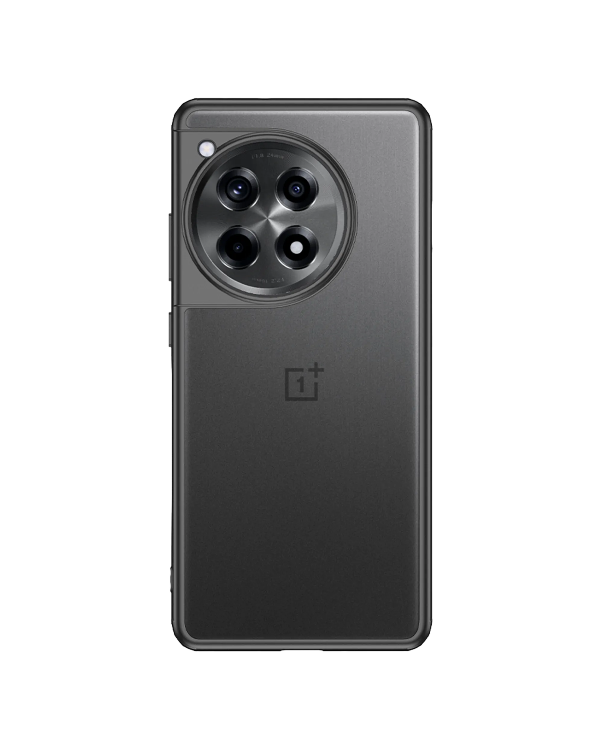 Black Frosted Clear Case Cover For OnePlus 12R