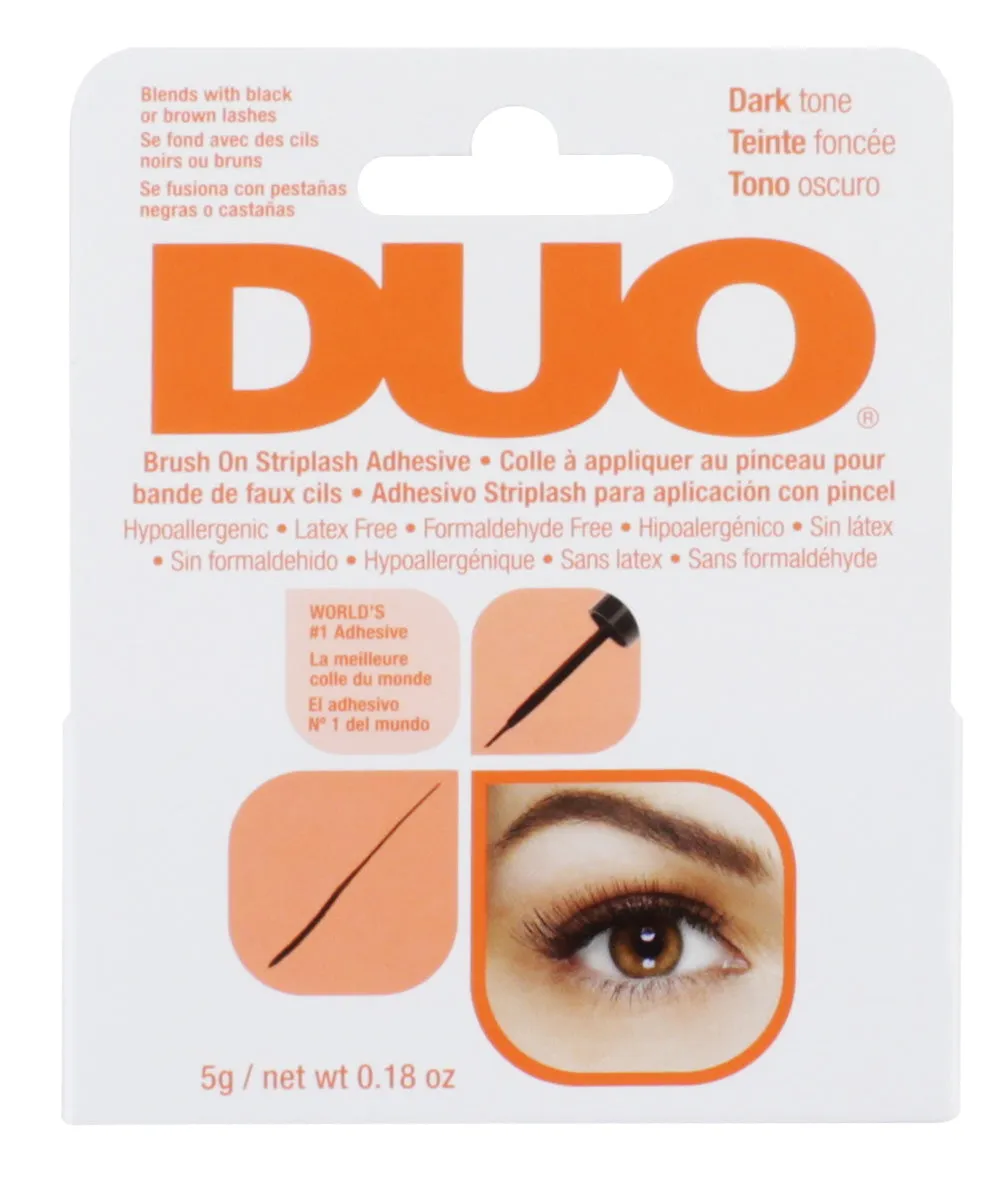 Brush-On Lash Adhesive Dark Tone 5ml