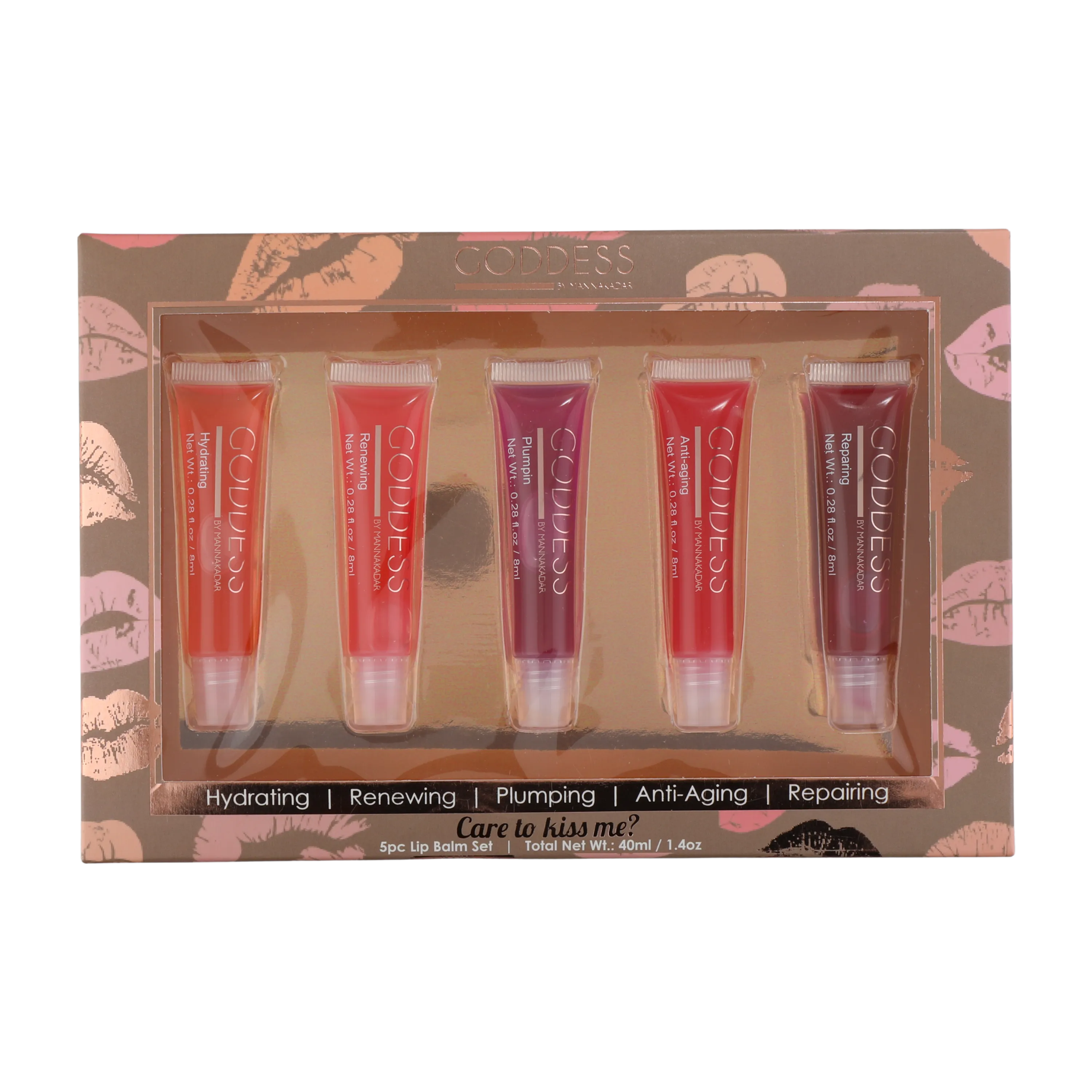 Care To Kiss Me? Lip Balm Set - 5pc