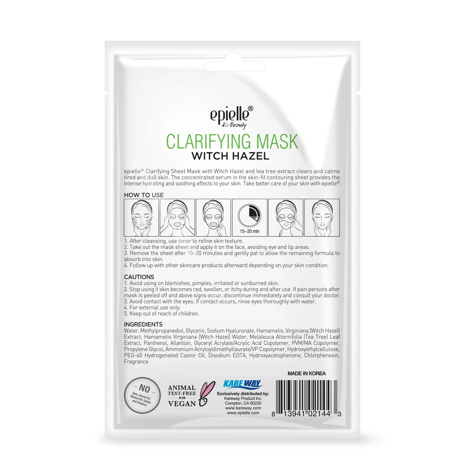 Clarifying Witch Hazel Mask