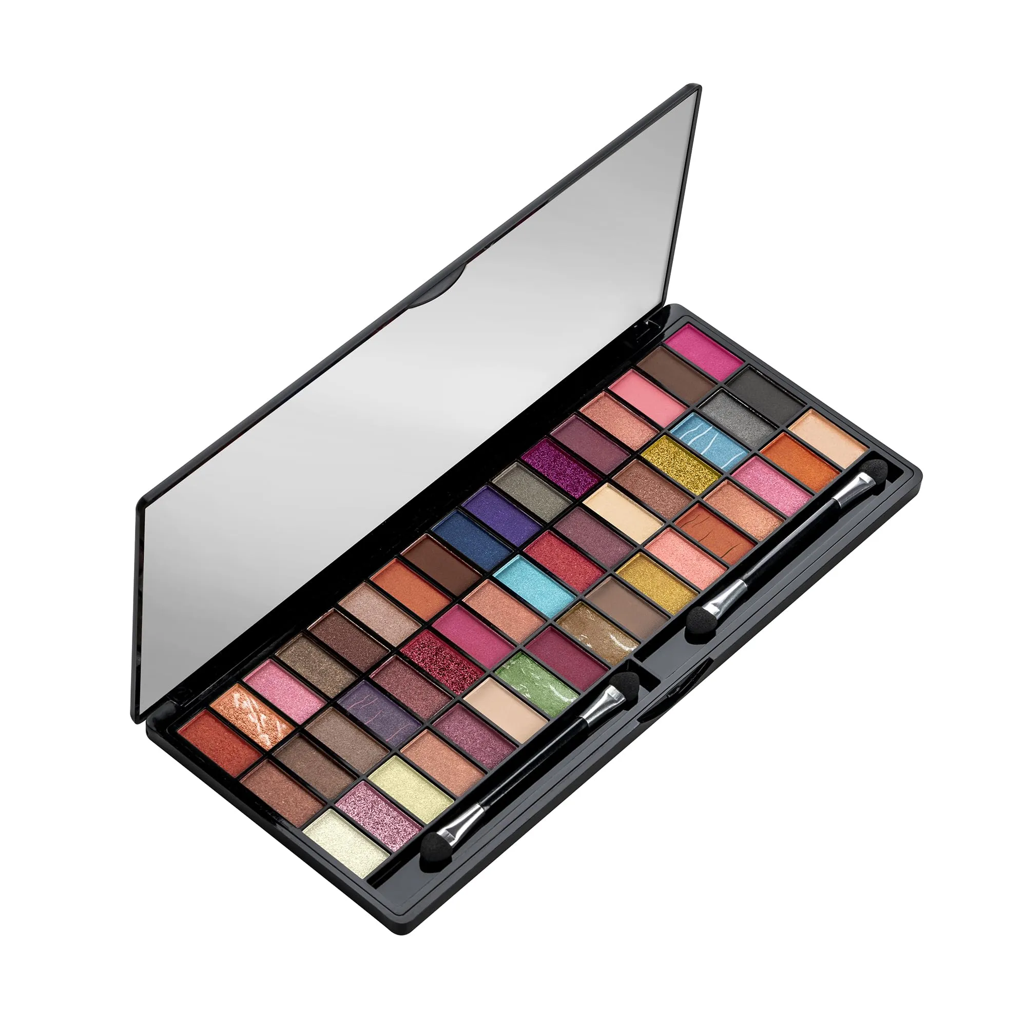 Colors Queen Ultra Pigmented 51 Colors Eyeshadow Palette with Brush | Long Wearing & Easily Blendable Eye Makeup Palette | Eyeshadow Palette with Matte, Shimmery & Metallic Finish (02)