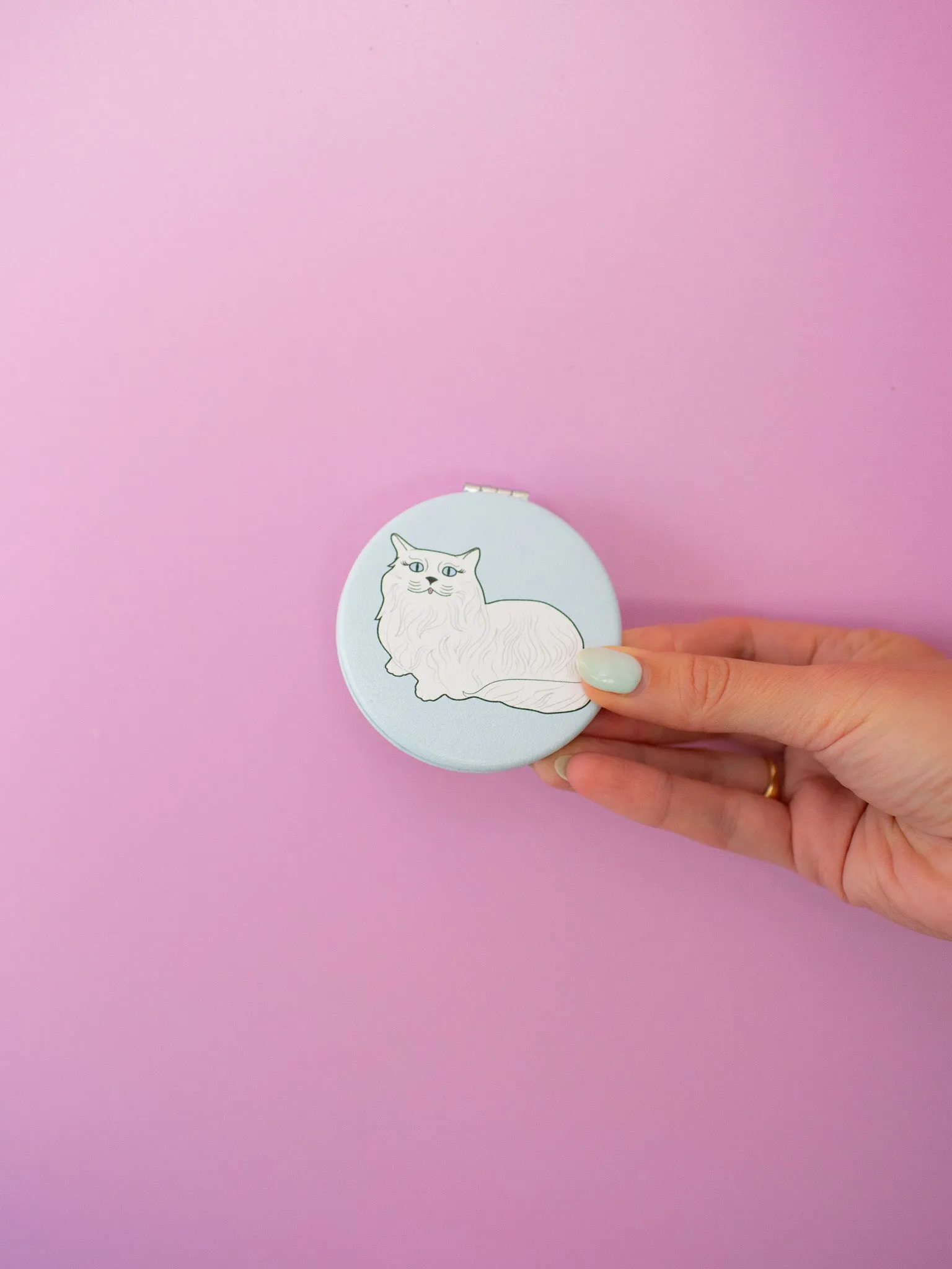 Coquette Kitty Compact Mirror