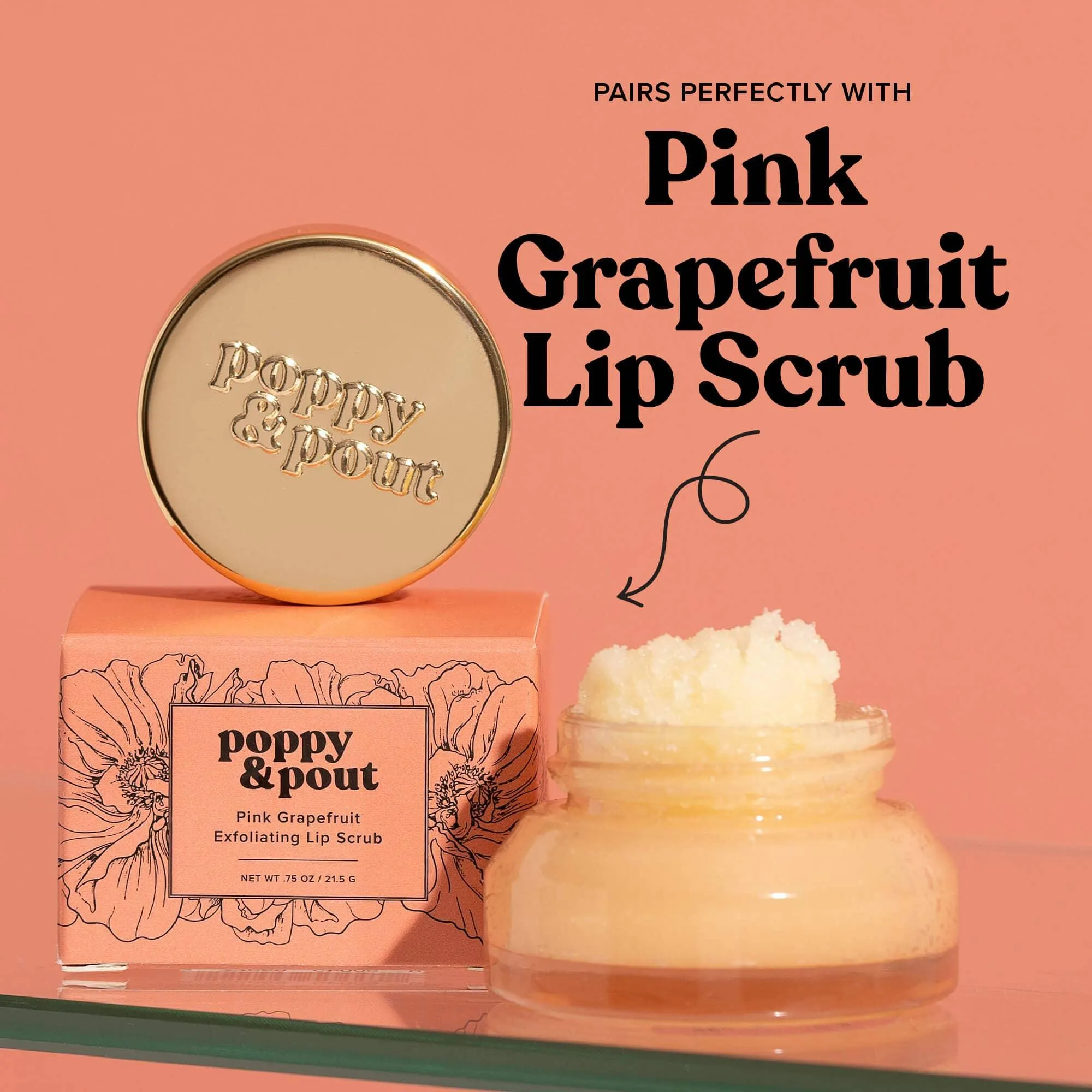 Cosmetic |Grapefruit Lip Balm | Poppy & Pout