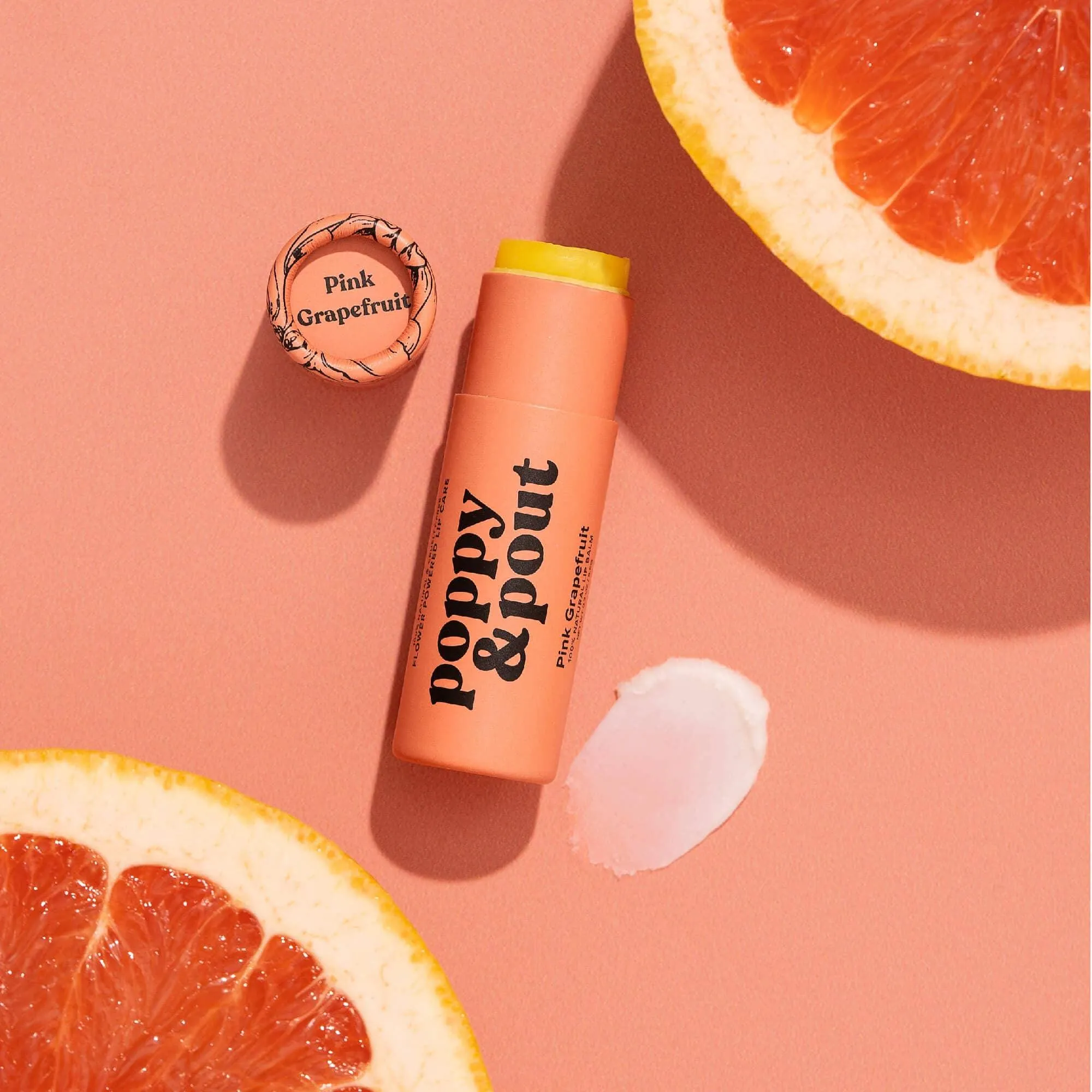 Cosmetic |Grapefruit Lip Balm | Poppy & Pout