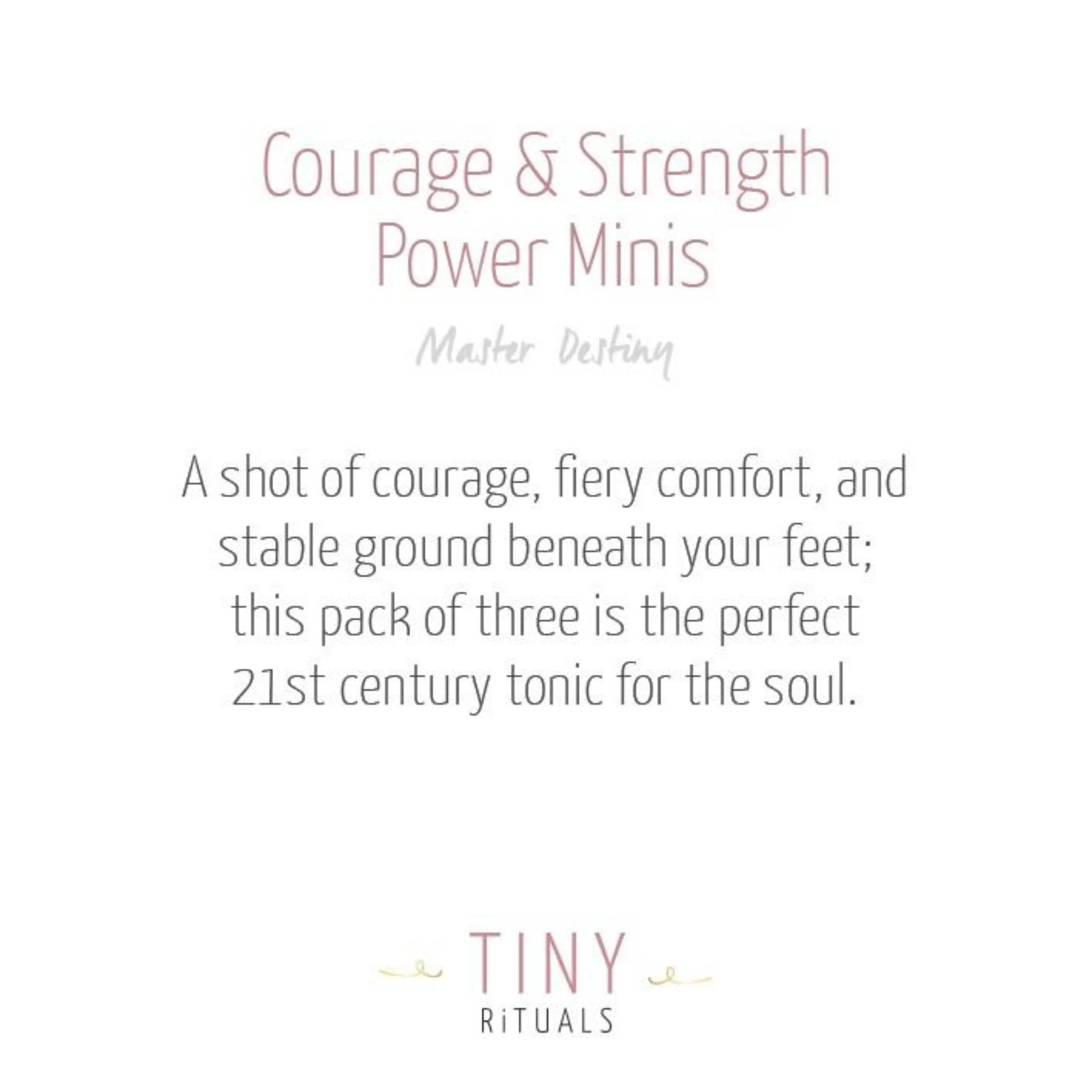 Courage & Strength Pack by Tiny Rituals