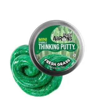 Crazy AAron's 5cm Small Tin Sparkle Putty Fresh Grass