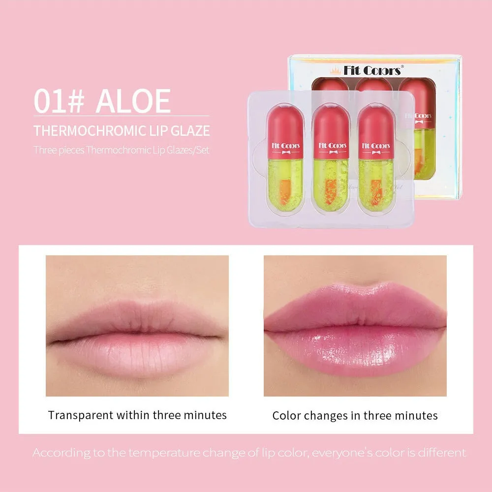 Crystal Jelly Lip Gloss Capsule Lip Plumper Oil Shiny Clear Lip Oil Moisturizing Women Lip Gloss Balm Makeup Lip Tint Cosmetics