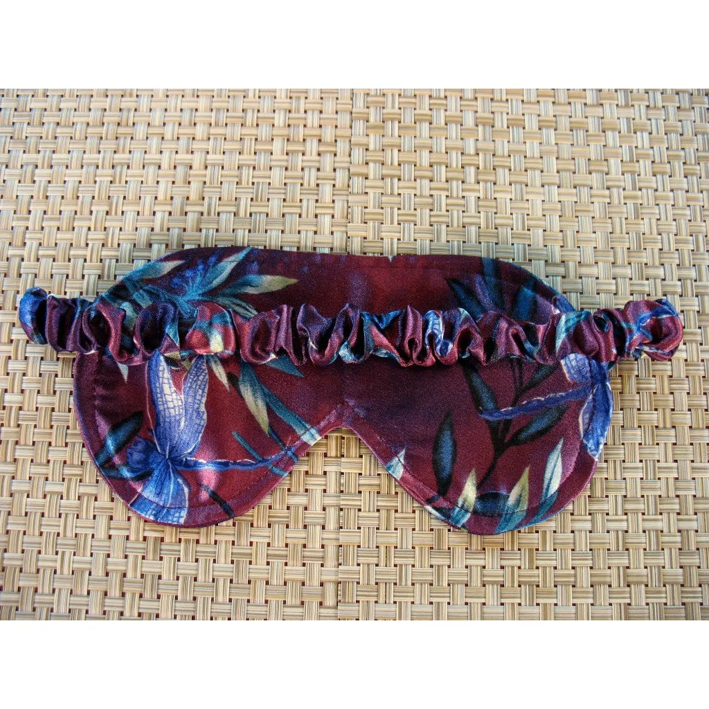 Dragonfly Satin Sleep Eye Mask. Symbolizes Change and Self Realization.