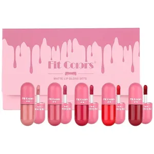 Fit Colors Matte Lip Gloss 5 Pcs Sets