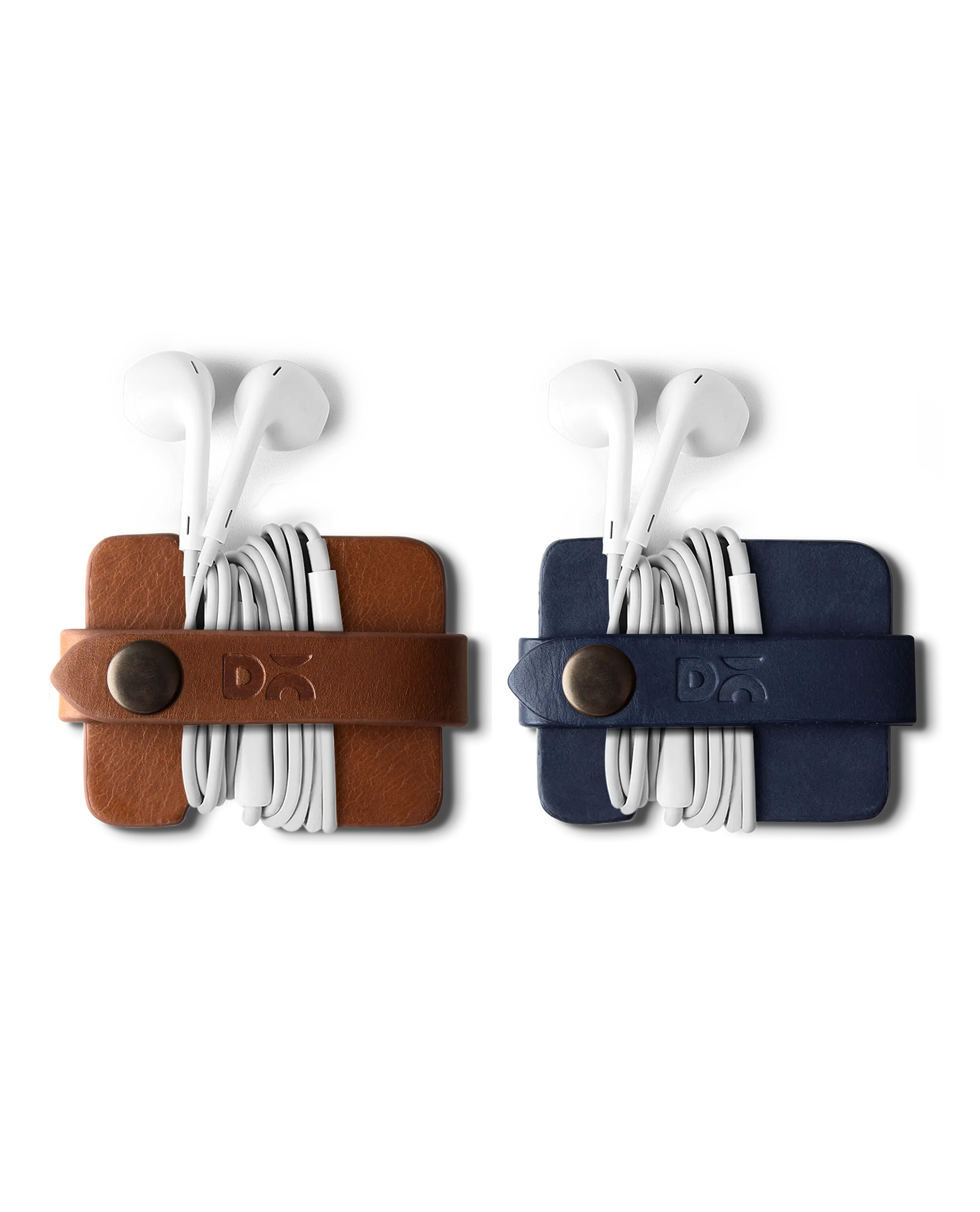 Flake Cable Wrap (Blue & Brown) - Set of 2