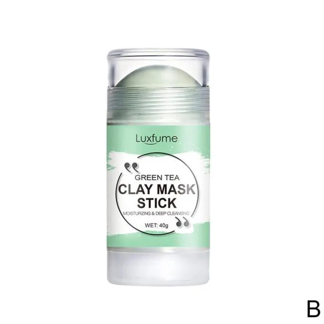 Green Tea Cleansing Clay Stick Mask Acne Cleansing Beauty Skin Green Tea Moisturizing Hydrating Whitening Care Face