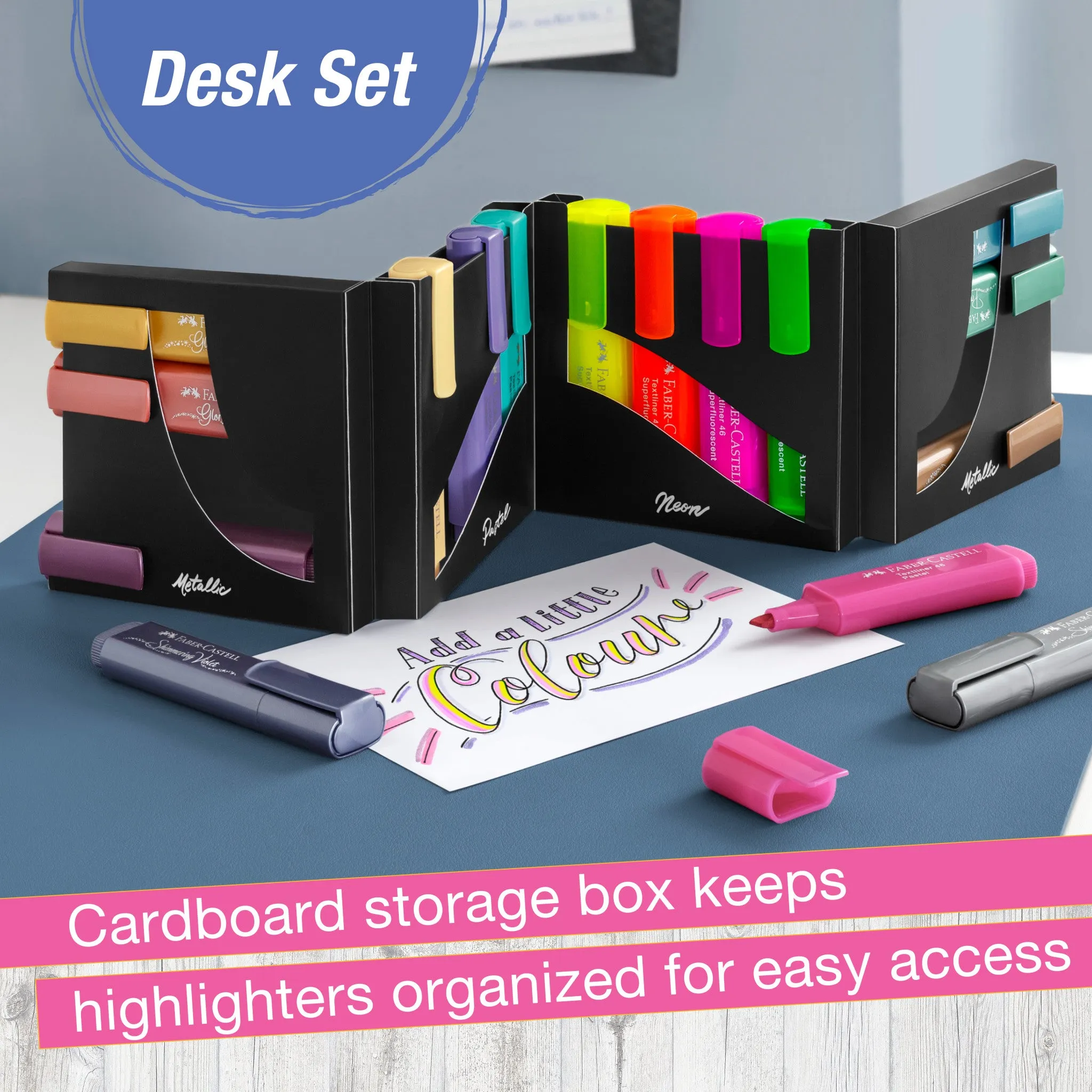 Highlighters, Desk Set of 16 - #254603