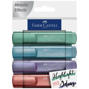 Highlighters, Metallic Colors - Box of 4 - #154624