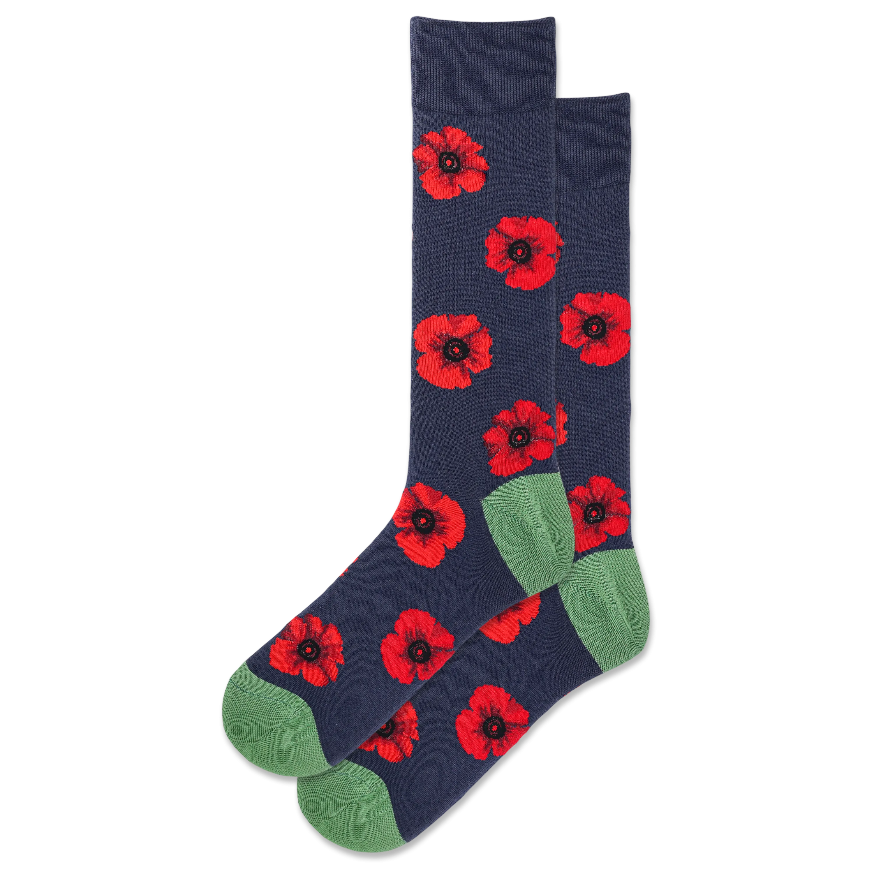 HOTSOX Men's Floral Crew Sock