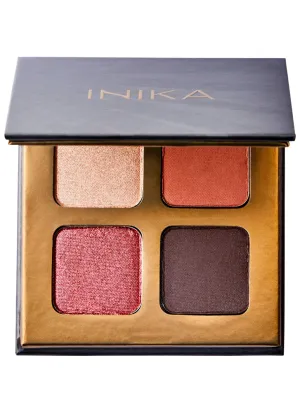 Inika Eyeshadow Quad Flowers