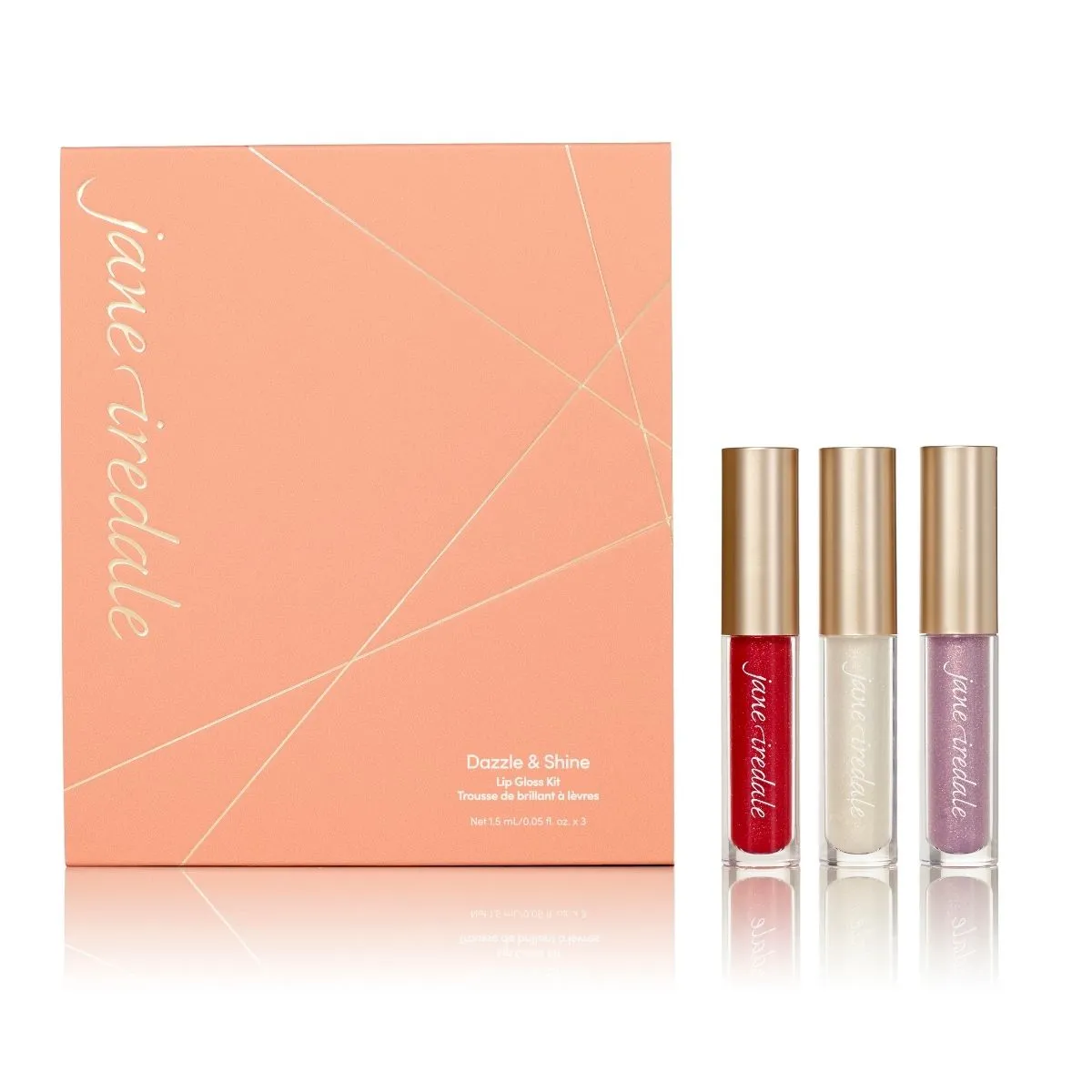 Jane Iredale Holiday Dazzle & Shine Mini Lip Gloss Trio. 20% OFF