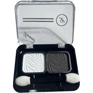 Laval Cosmetics Duo Eyeshadow - Black & White Shades Blendable Formula Long-Lasting Eye Makeup Palette