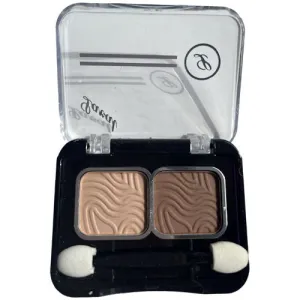 Laval Cosmetics Duo Eyeshadow - Coffee & Cream Shades Blendable Formula Long-Lasting Eye Makeup Palette