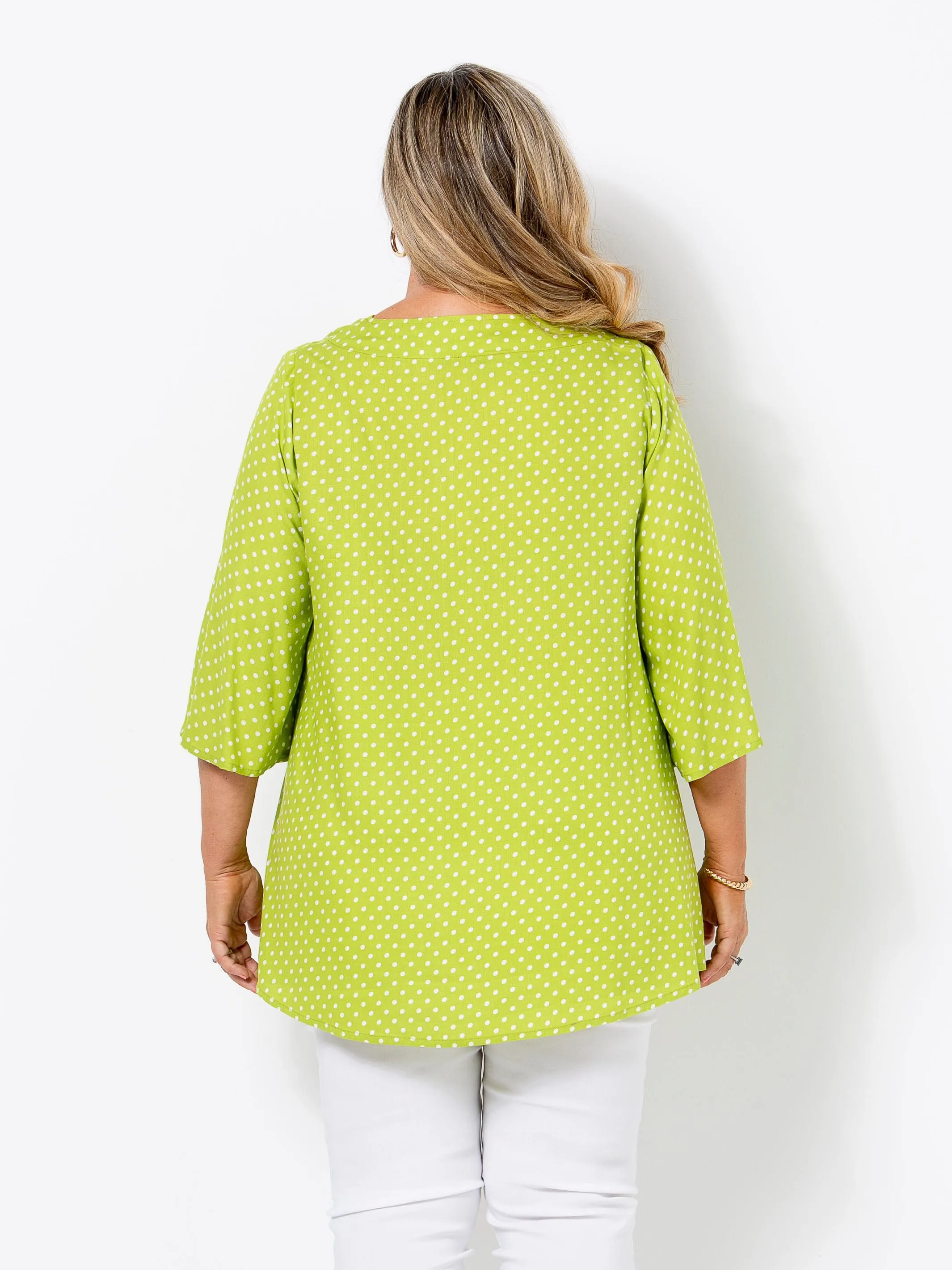 Lime Spot Top