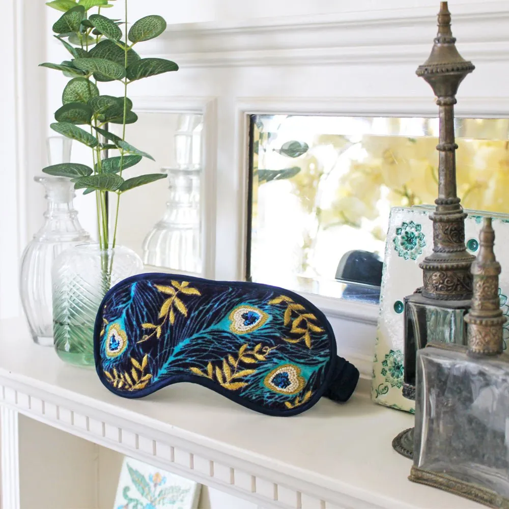 Luxe Peacock Eye Mask