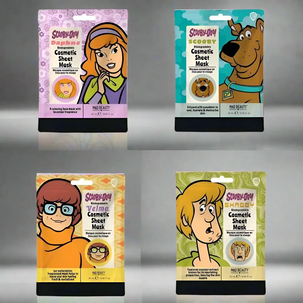 Mad Beauty Warner Brothers Scooby Doo Cosmetic Sheet Masks