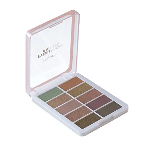 MARS Shimmer and Matte Eyeshadow Palette | 10 Highly Pigmented & Blendable Shades (10.0 gm) (SHADE-01)