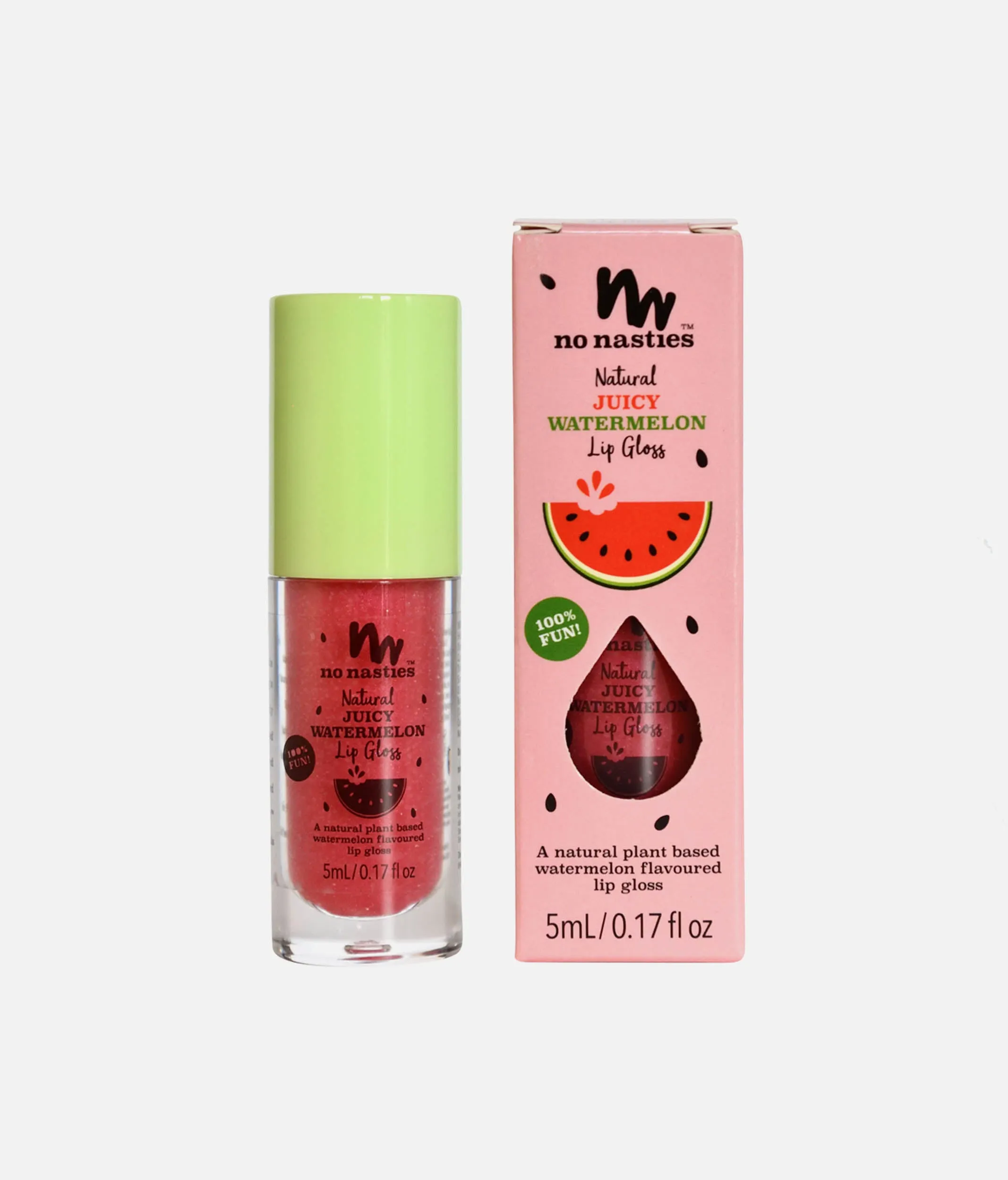 Natural Lip Gloss Wand, Flavoured