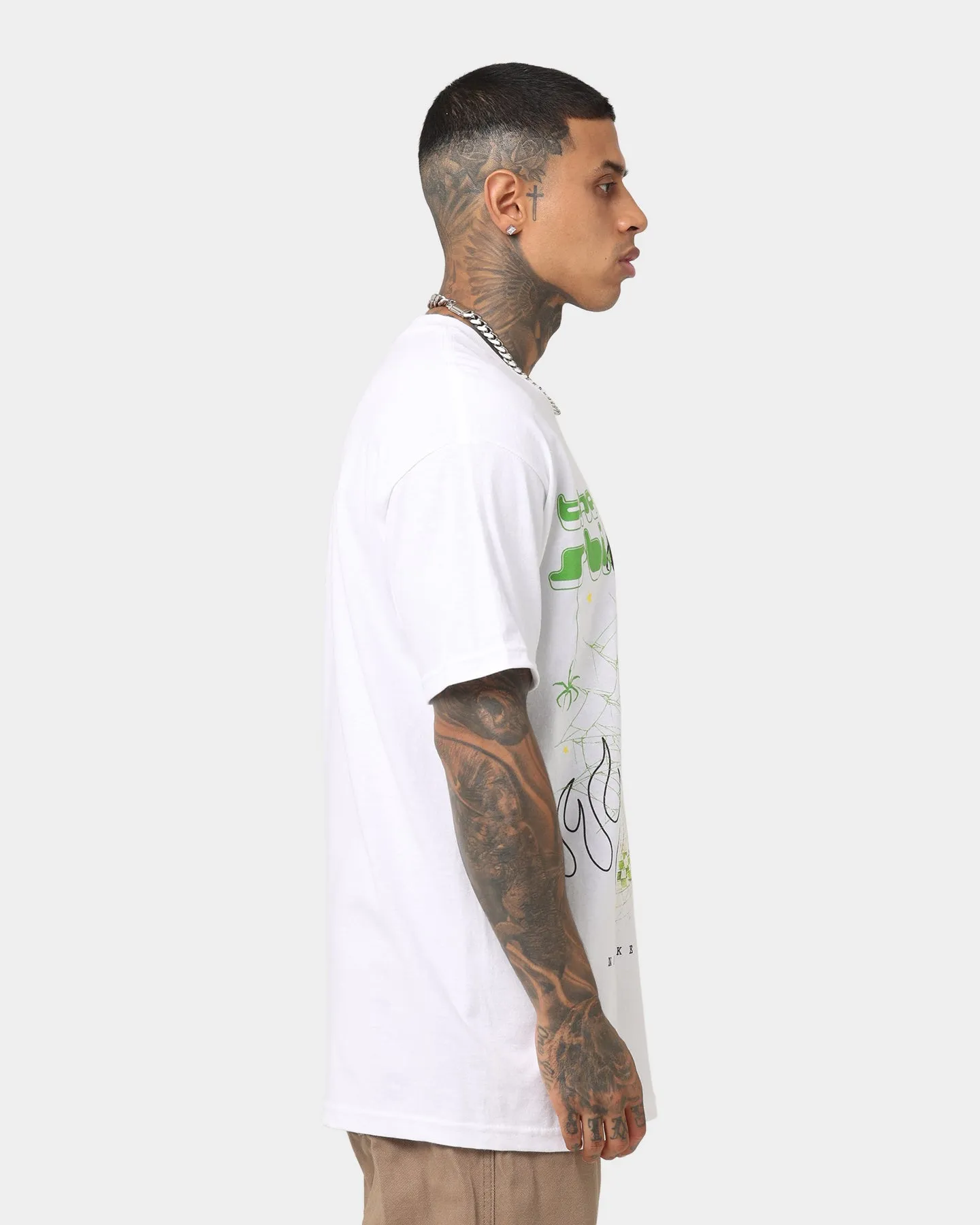 NBA Youngboy Lime Spider T-Shirt White