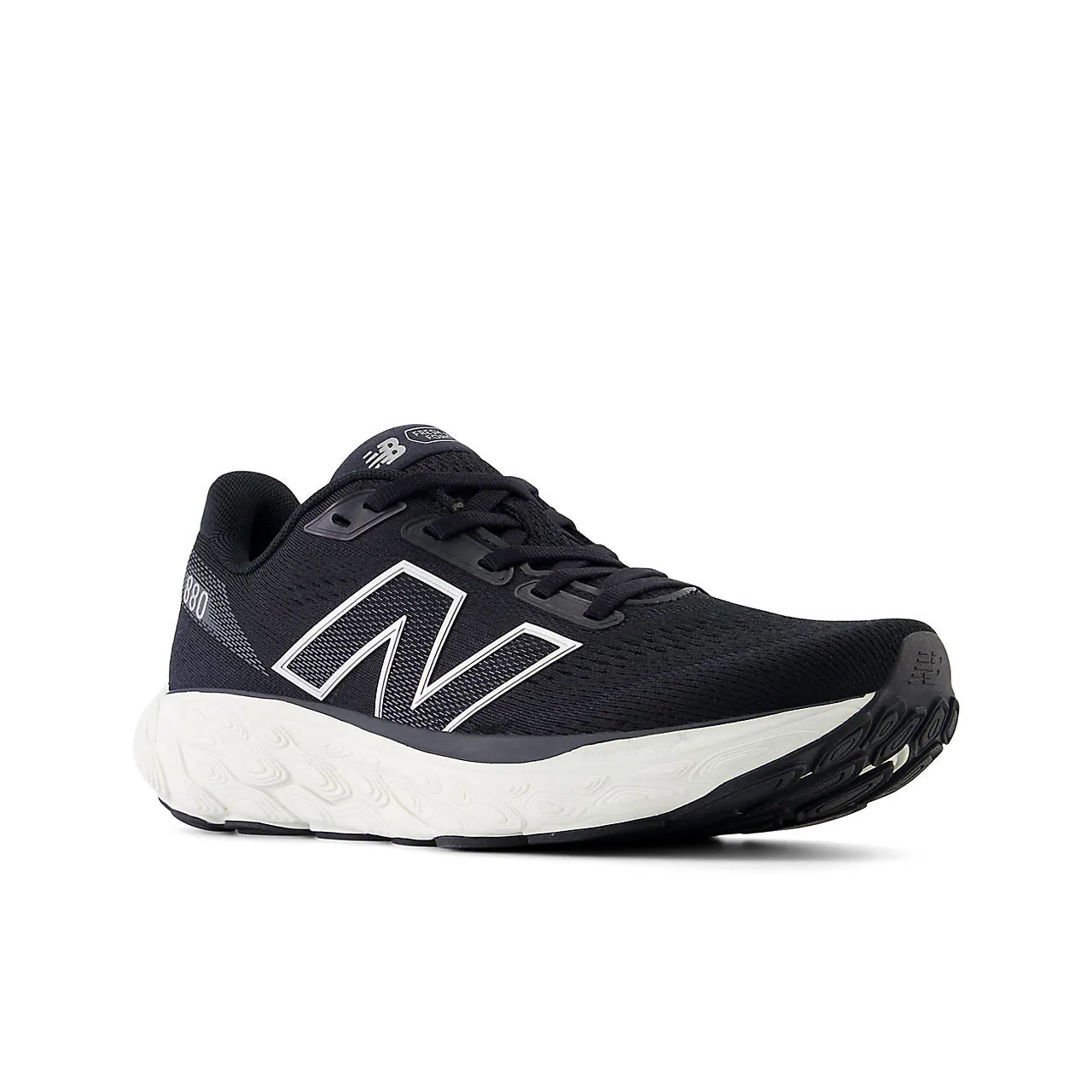 New Balance Fresh Foam X 880 v14 (Womens) - Black with sea salt and silver metallic