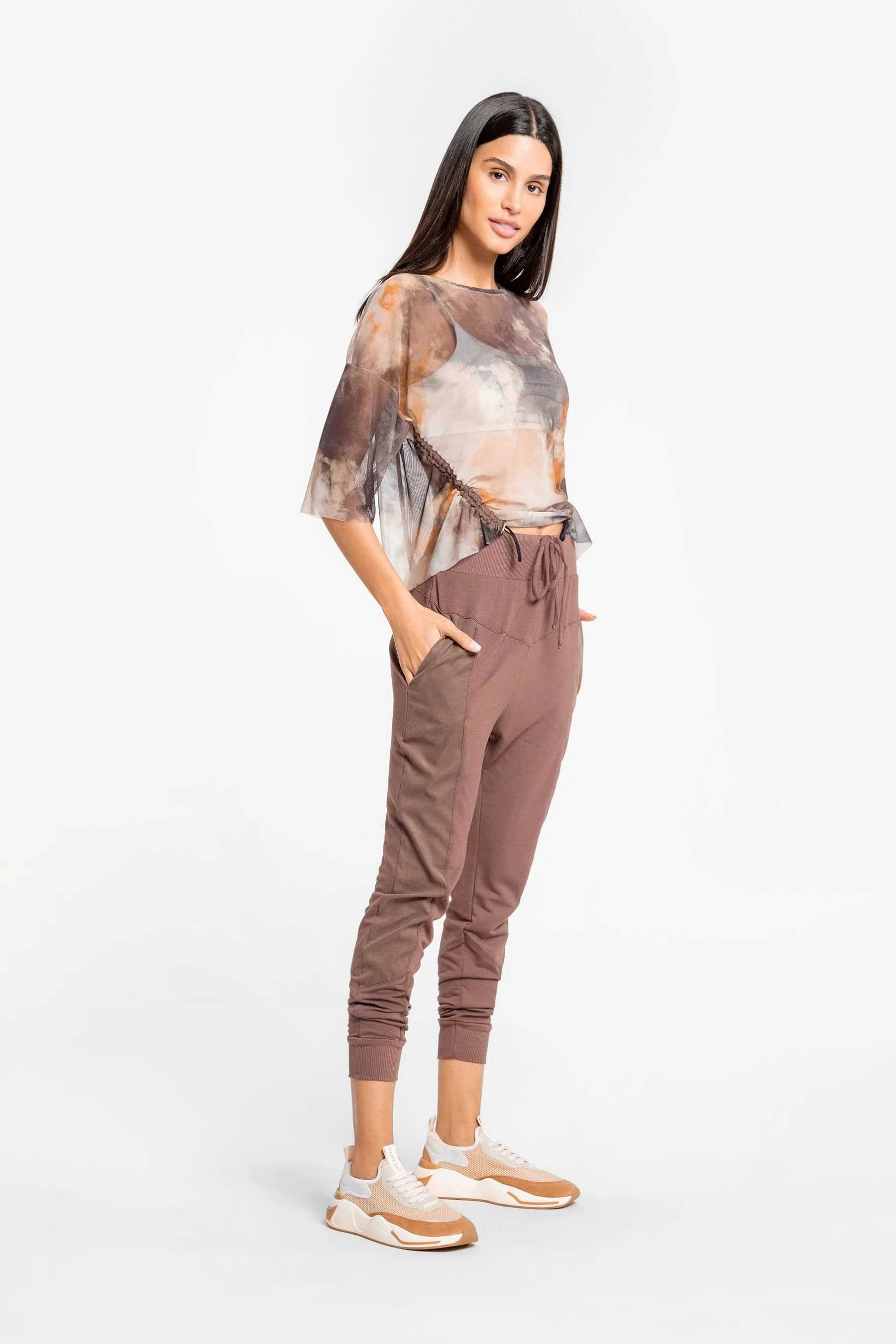 Newfound Fresh Cropped Blouse