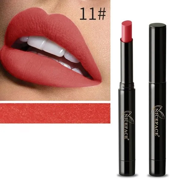 NICEFACE 16 Color Lipstick Pencil Cosmetics Matte Lips Pigment Nude Lip Stick Long Lasting Velvet Lipsticks Pen Makeup #268637