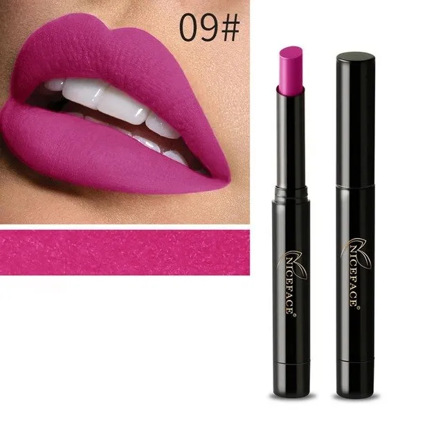 NICEFACE 16 Color Lipstick Pencil Cosmetics Matte Lips Pigment Nude Lip Stick Long Lasting Velvet Lipsticks Pen Makeup #268637