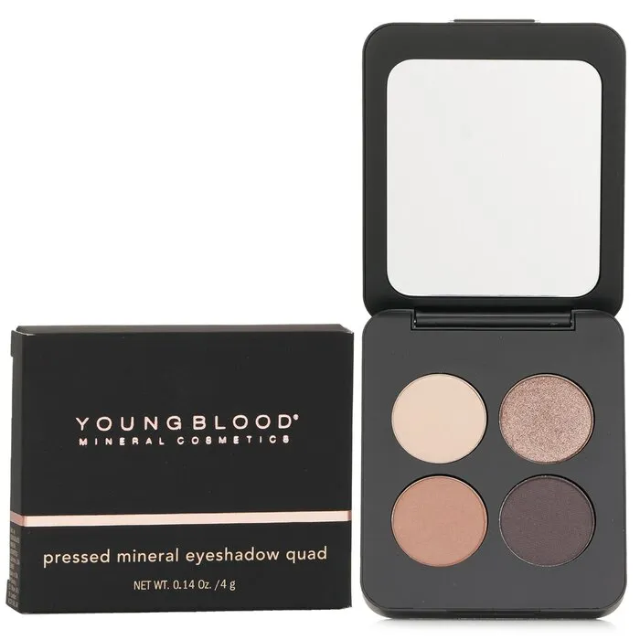 Pressed Mineral Eyeshadow Quad - # Taupe Smoke - 4g