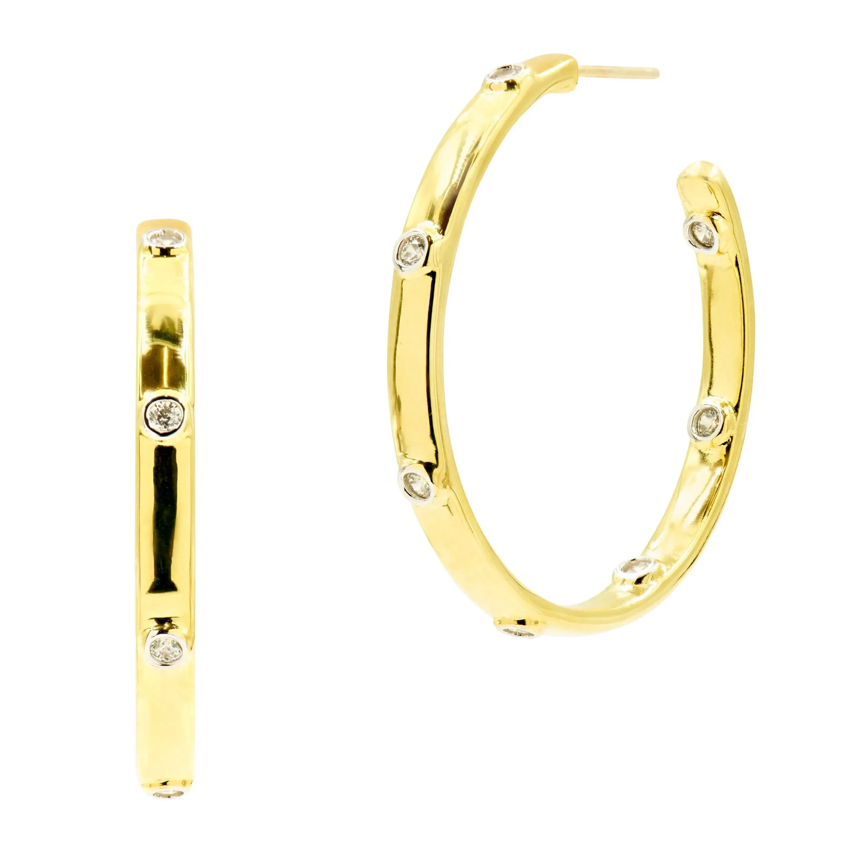 Radiance Chunky Hoop Earrings