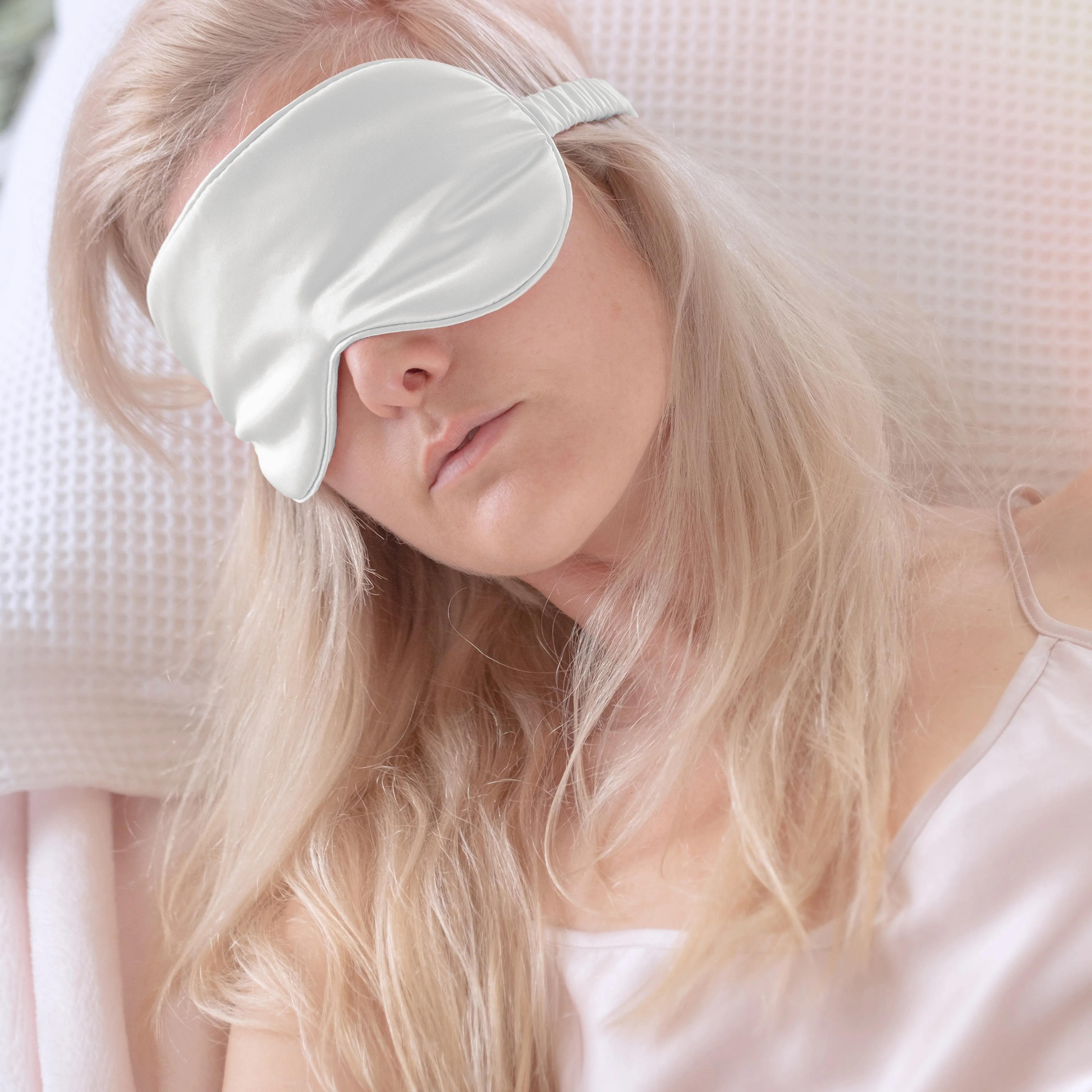 Silk Sleep Eye Mask - White