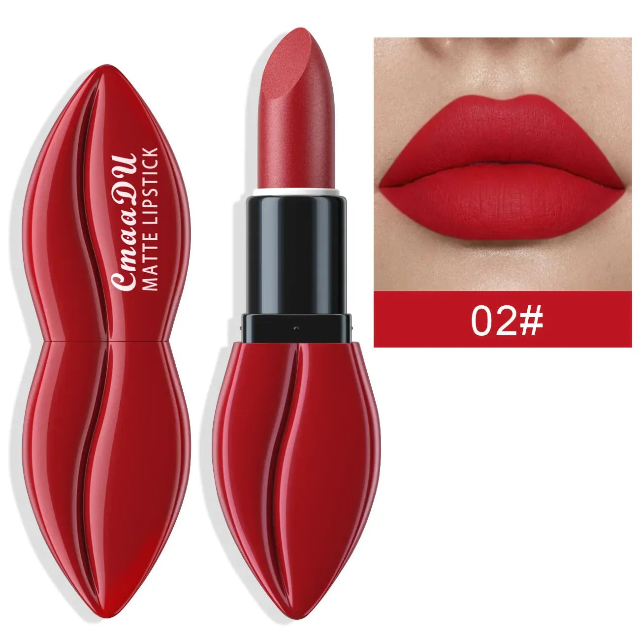 Toleet-Christmas/Thanksgiving Gift Winter Makeup Ideas 10 Colors Waterproof Big Mouth Nude Matte Lipsticks Long Lasting Lip Stick Not Fading Sexy Red Velvet Lipsticks Makeup Cosmetic