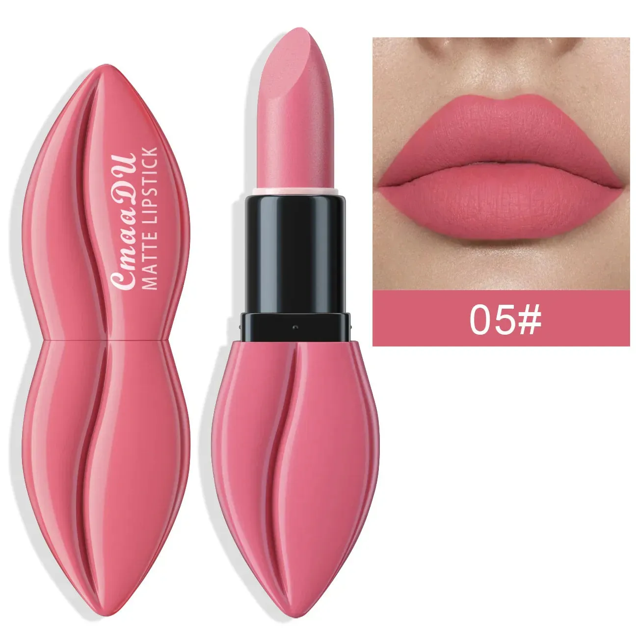 Toleet-Christmas/Thanksgiving Gift Winter Makeup Ideas 10 Colors Waterproof Big Mouth Nude Matte Lipsticks Long Lasting Lip Stick Not Fading Sexy Red Velvet Lipsticks Makeup Cosmetic