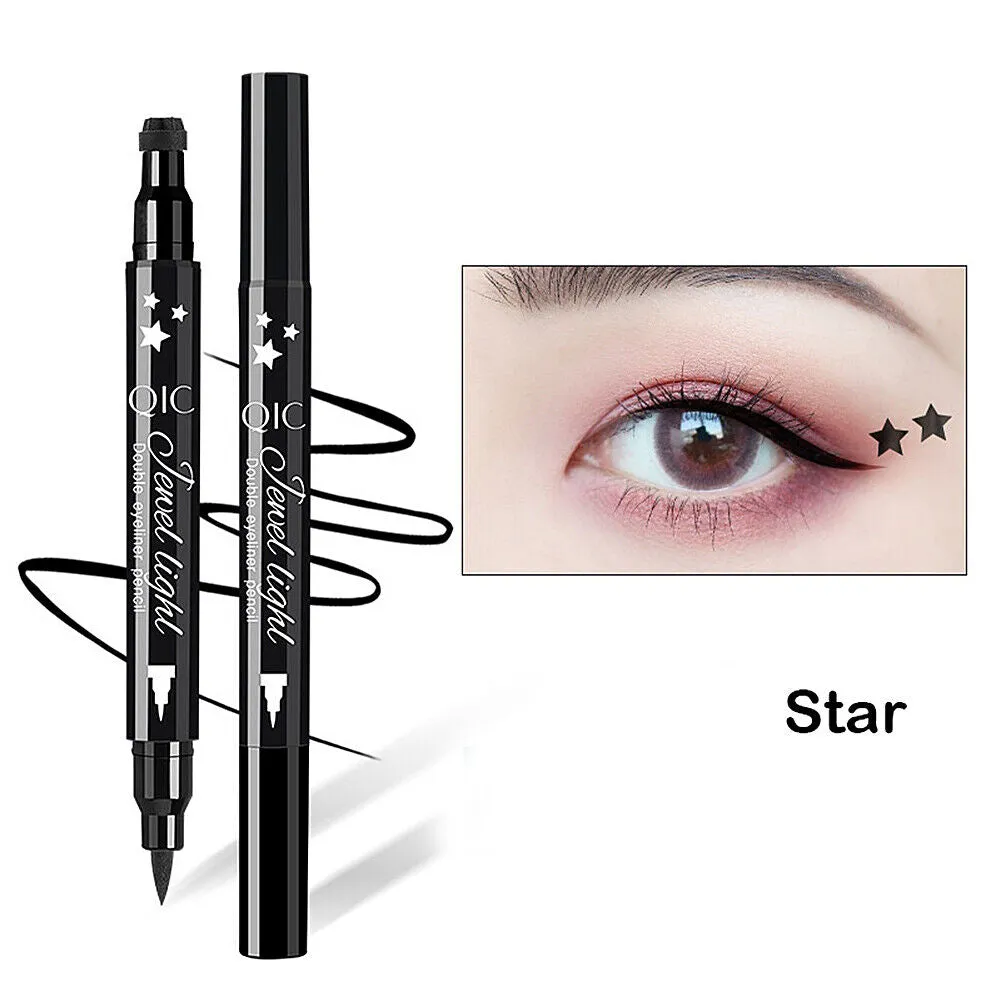 US Winged Eyeliner Stamp Waterproof Long Lasting Liquid Eye Pen Makeup Tool Kit