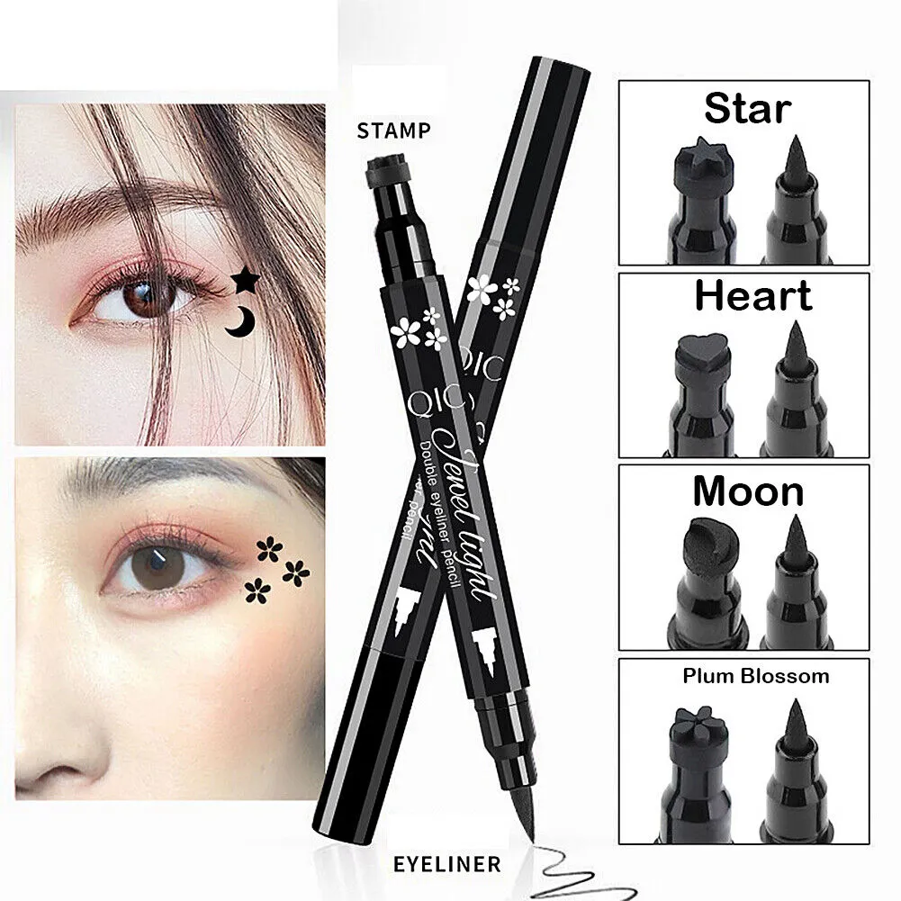 US Winged Eyeliner Stamp Waterproof Long Lasting Liquid Eye Pen Makeup Tool Kit