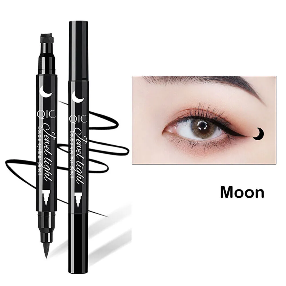 US Winged Eyeliner Stamp Waterproof Long Lasting Liquid Eye Pen Makeup Tool Kit